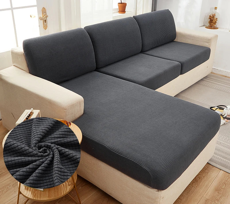 Stretch Sofa Seat Cushion Cover – Washable Furniture Protector