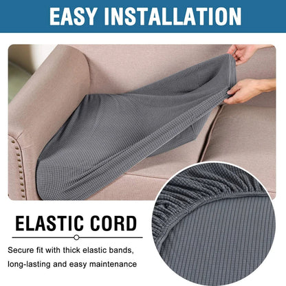 Stretch Sofa Seat Cushion Cover – Washable Furniture Protector